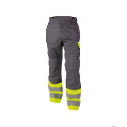 Lenox Pantalon multinorm haute visibilité bicolore avec poches genoux
