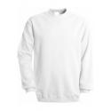 Sweat-shirt blanc encolure ronde Unisexe - Kariban