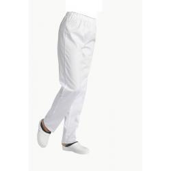 André 180g blanc 100% coton - Pantalon Mixte