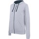 SWEAT SHIRT ZIPPE CAPUCHE FEMME