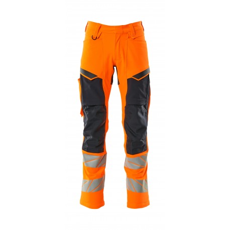 MASCOT Pantalon avec poches genouillères, ULTIMATE STRETCH, hydrofuge, bicolore