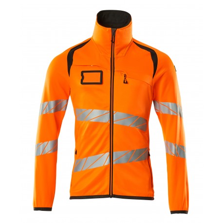MASCOT Pull polaire zippé, Coupe moderne, bicolore