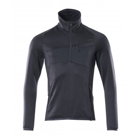 MASCOT Pull polaire demi-zippé, Coupe moderne