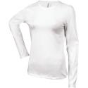 Tee-shirt Blanc pour Femme avec manches longues - Kariban