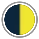 Navy/Jaune Fluorescent